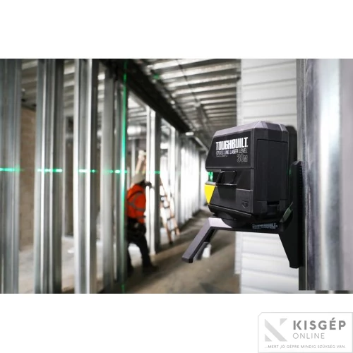 Toughbuilt zöld keresztlézer 30m