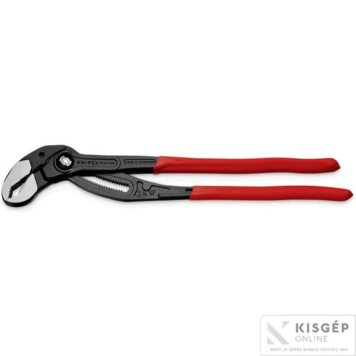 FT KNIPEX  Autóvízpumpa fogó, Cobra, polírozott, PVC nyél 400 mm /95 mm, 3.1/2