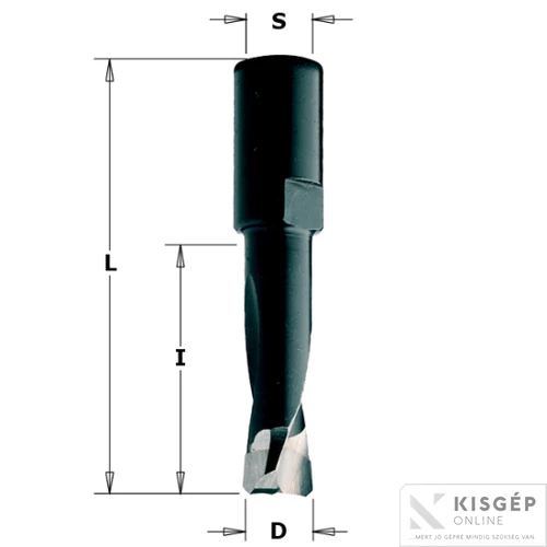 CMT domino maró szerszám, D=6 mm, DOMINO-FESTOOL-hoz