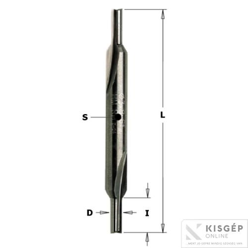 CMT tömör keményfém gumihely marók, HW D=3X8X65 S=6