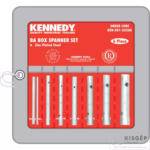 KEN5812350K KENNEDY 6 db-os csőkulcs készlet 0-10ba hajtószárakkal