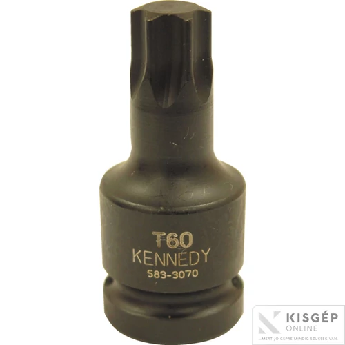 KENNEDY t40 torx feltűzhető erősített csavarbehajtó 1/2" meghajtóval.