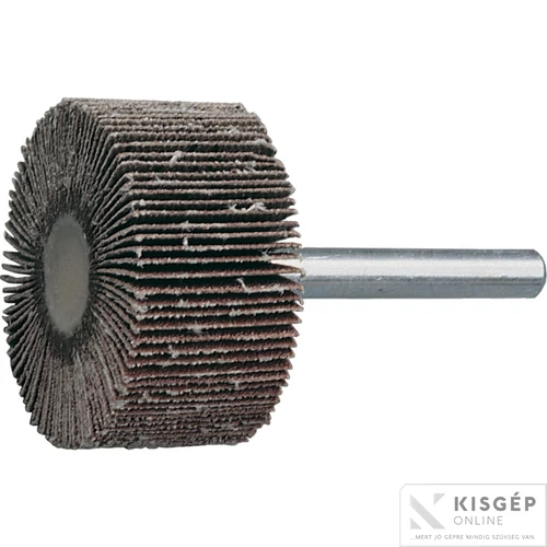YORK 80x30mm al-ox lamellás csapos csiszolókorongp120-6mm szárral