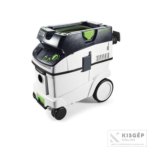 Festool CTL 36 E AC elszívómobil 36 l-es tartállyal, nedves-száraz elszívásra, automatikus be-/kikapcsolással. Ideális műhelybe és építkezésre.
