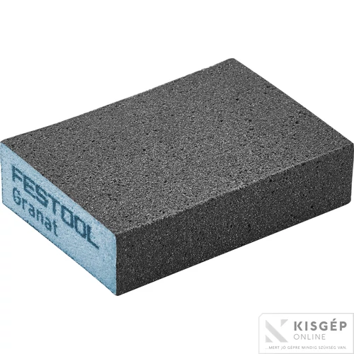 Festool formatartó csiszolószivacs 36 GR durvasággal, régi és új lakkokhoz, festékekhez, fához. Ideális ívek, falcok és idomok csiszolására. 