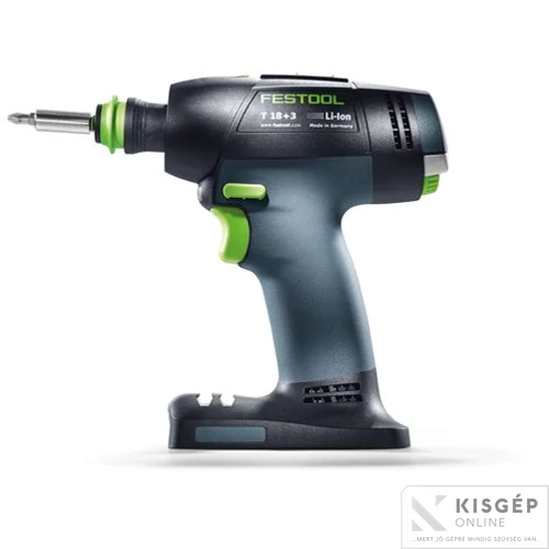 Festool Akkus fúró-csavarbehajtó, T 18+3-Basic