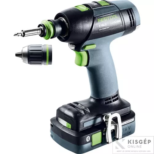 576446 Festool Akkus fúró-csavarbehajtó, T 18+3 HPC4,0 I-Plus