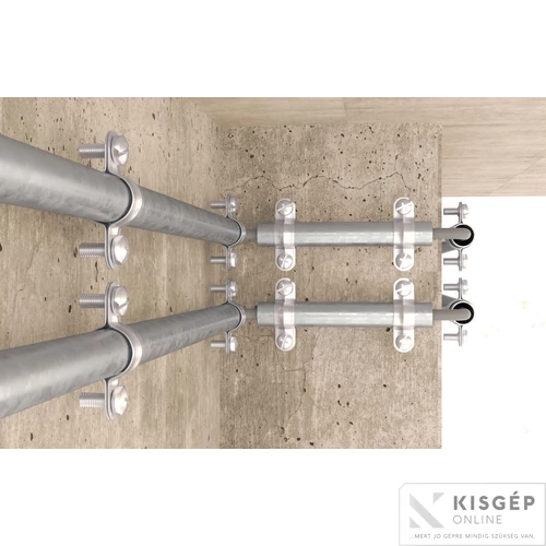 Fischer AM 20 fém csőbilincs M6 menettel 1db