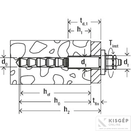 Fischer FHB-A dyn 16x125/25 Highbond dübel 1db