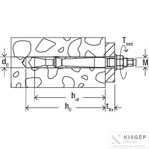 Fischer FHB II-A S M10x75/10 Highbond dübel 1db