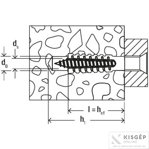 Fischer FMD 6x32 feszítődűbel 1db