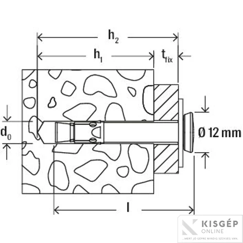 Fischer FNA II 6x25 OE szeghorony 1db