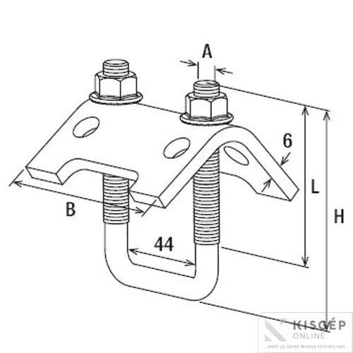 Fischer acélgerenda bilincs TKR 82 1db