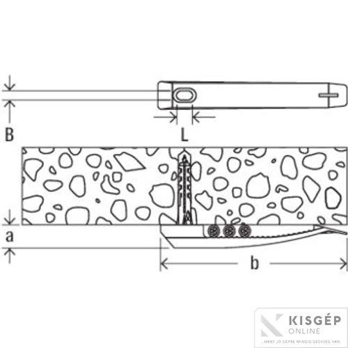 Fischer KB8 kábelkengyel 1db
