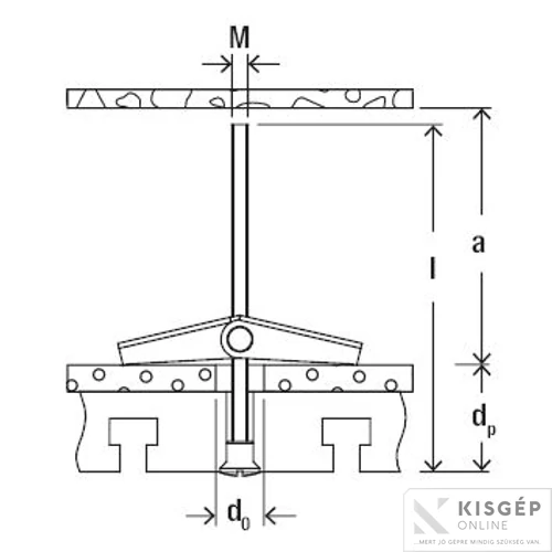 Fischer KD-3 billenőhorog 1db
