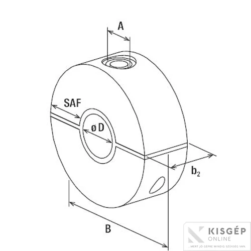 Fischer KFT 193,7 M 16 / 1/2” hűtési csőbilincs 1db