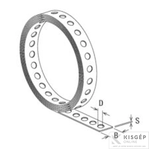 Fischer LBV 12 lyuggatott szalag 10m 1db