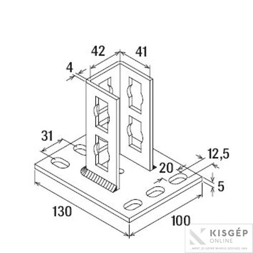 Fischer PSF 41 síntalp 41x41 sínhez 1db