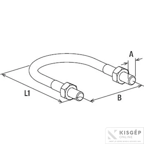 Fischer ETR 66-76 (2 1/2”) M10 hűtési csőbilincs 1db