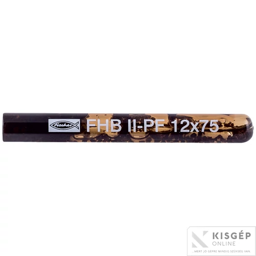 Fischer FHB II-PF 12x75 ragasztó patron 1db