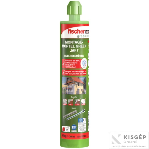 Fischer FIS 300T injektoros ragasztó 300ml GREEN 1db