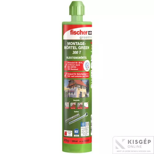 522223 Fischer FIS 300T injektoros ragasztó 300ml GREEN 1db