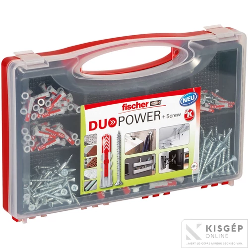 Fischer  REDBOX DUOPOWER dűbel készlet+SHR 1db