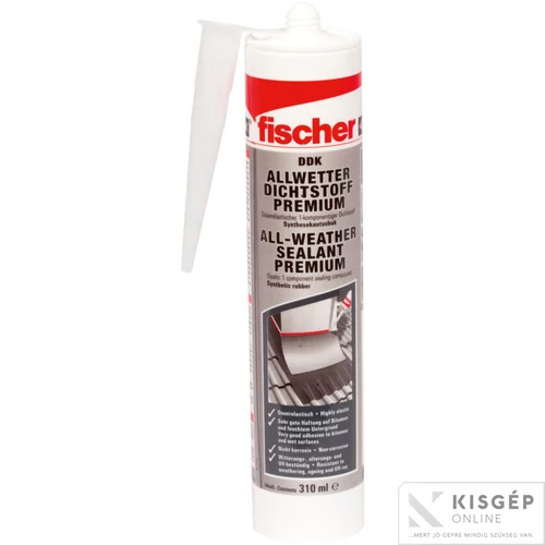 Fischer prémium színtelen tetőtömítőanyag DDK TR 1db