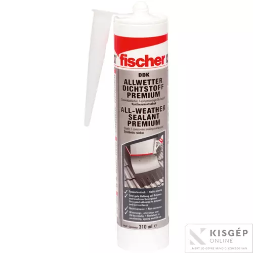 49103 Fischer prémium színtelen tetőtömítőanyag DDK TR 1db