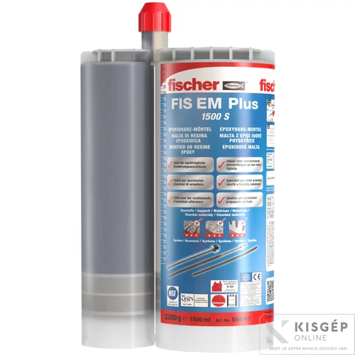 Fischer FIS EM PLUS 1500S inj.ragasztó 1500ml 1db