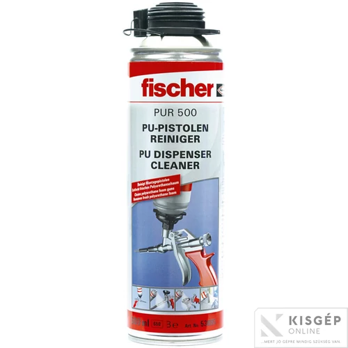 Fischer purhabtisztító PUR-500 500ml 1db