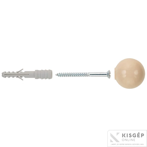 Fischer TS 8 S ajtóütköző fekete 1db