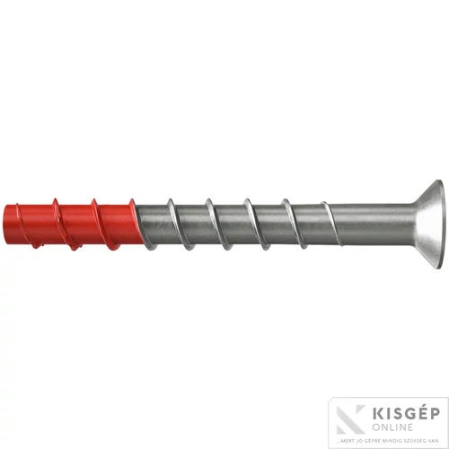 Fischer 8x60 betoncsavar A4 süllyesztett fejű 1db