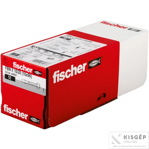 Fischer FBN II 10/20 alapcsavar 10x96 1db
