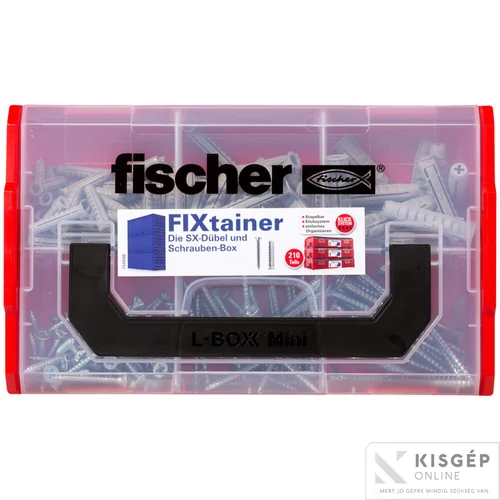 Fischer  FIXTAINER SX dűbel + csavar készlet 1db
