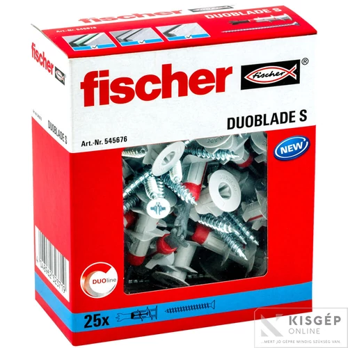 Fischer Duoblade S önfúró gipszkartondűbel 1db