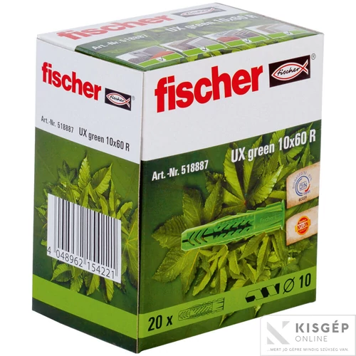 Fischer UX 10R univerzális dűbel 10x60 GREEN 1db