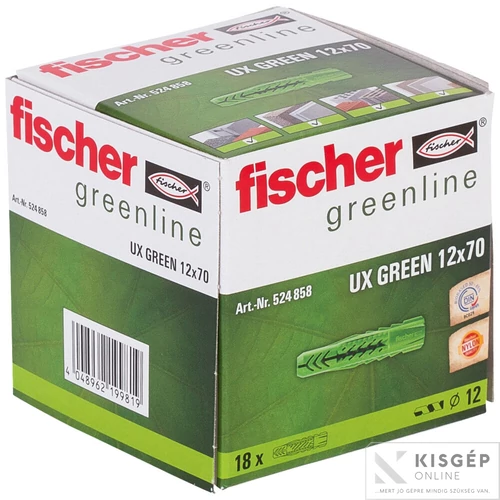 Fischer UX 12 univerzális dűbel 12x70 GREEN 1db
