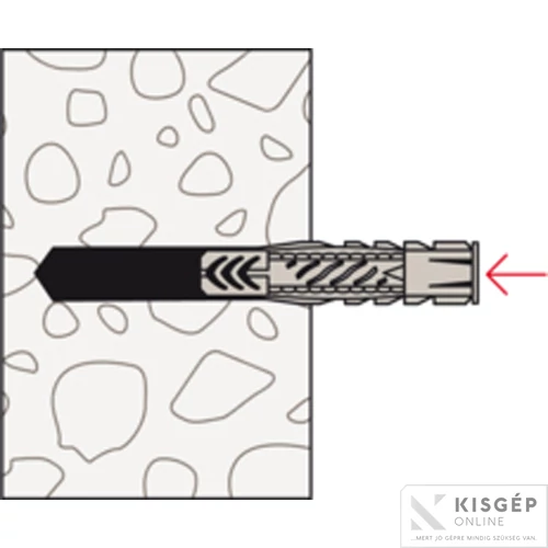 Fischer UX 14 x 75 perem nélkül univerzális dűbel