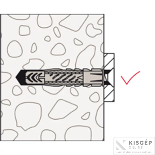 Fischer UX 14 x 75 perem nélkül univerzális dűbel