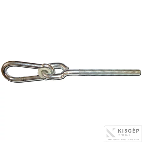 HINTAKAMPÓ+KARAB  M12x190 mm-es metrikus hintakampó+10x100 mm-es karabiner