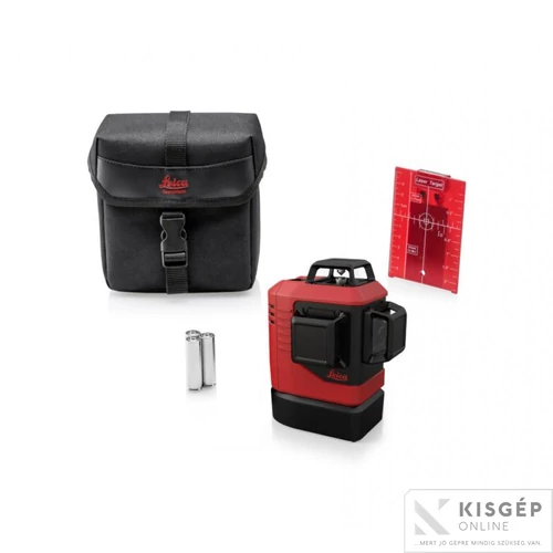 Leica Lino L6Rs-1 többirányú keresztlézer (puha hordtáska, alkáli elemkazetta elemekkel, céltábla)