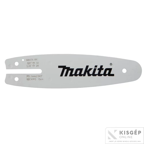 Makita láncvezető 15 cm, 1,1 mm, 0,325" DUC150