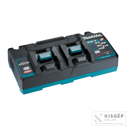 Makita 40Vmax XGT Li-ion gyorstöltő DC40RB kétportos