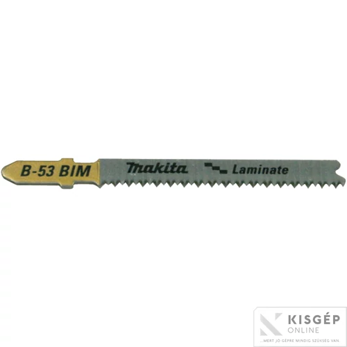 Makita  BiM B-53 szúrófűrészlap LAMINÁLT, befejező, TPI:15, L:82mm (5 db/cs)