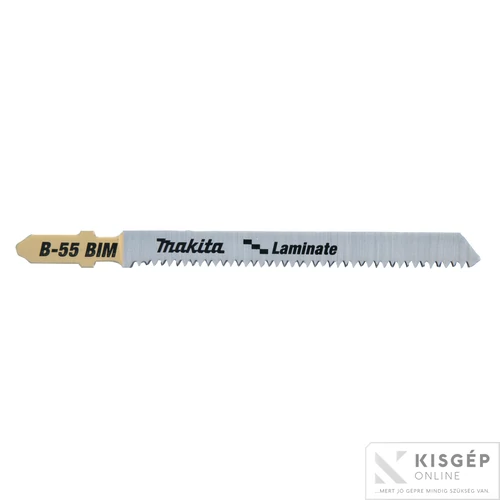 Makita  BiM B-55 szúrófűrészlap LAMINÁLT, befejező, TPI:15, L:100mm (5 db/cs)