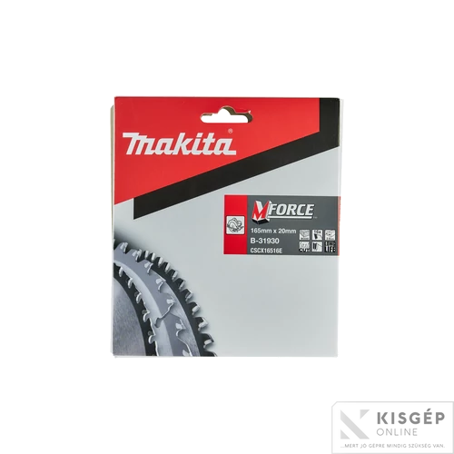 Makita körfűrészlap Mforce 165x20mm Z16