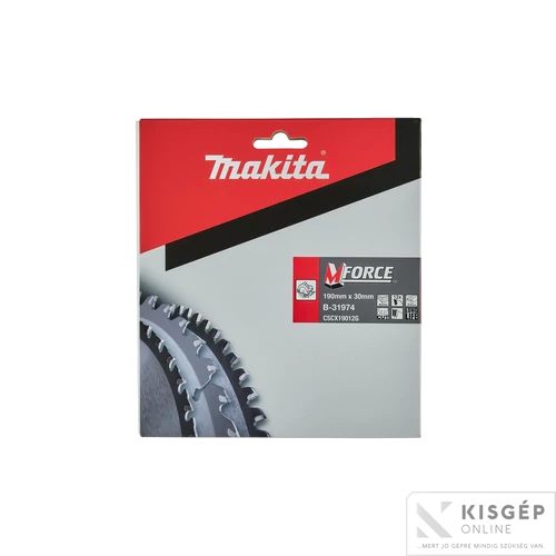 Makita körfűrészlap Mforce 190x30mm Z12