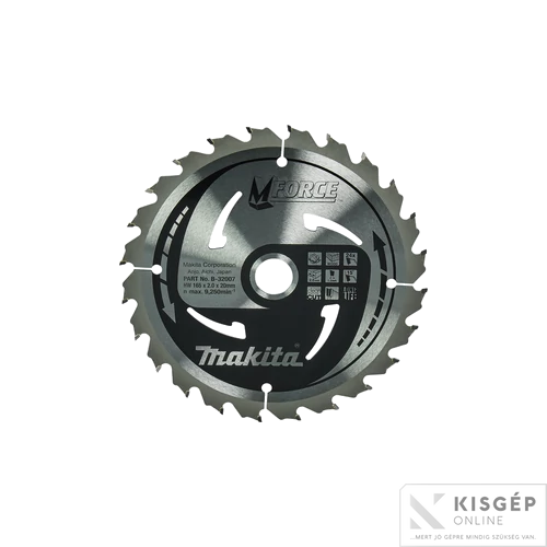 Makita körfűrészlap Mforce 165x20mm Z24