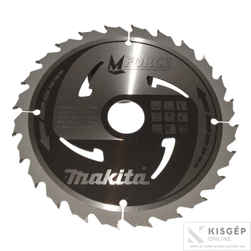 Makita körfűrészlap Mforce 185x30mm Z24